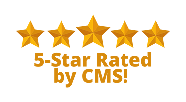 5-star rated by CMS logo